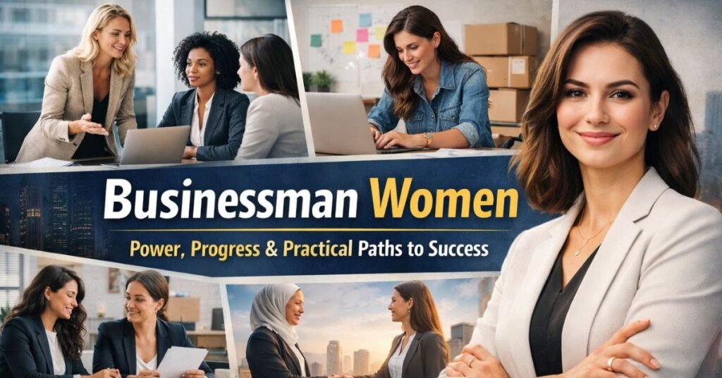 “Businessman women leading modern businesses through collaboration, leadership, and strategic decision-making.”